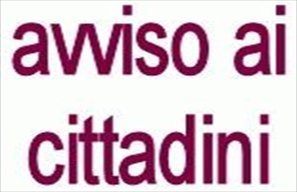 Avviso all’utenza – riapertura Sportello Anagrafe – Stato Civile – Demografico – Elettorale