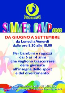 Summer Camp 2020 – Sporting Rosate Campisi