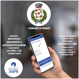 Nuovo servizio Smart ANPR: certificati anagrafici da app e portale web