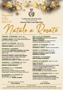 Natale a Rosate 2022: programma eventi