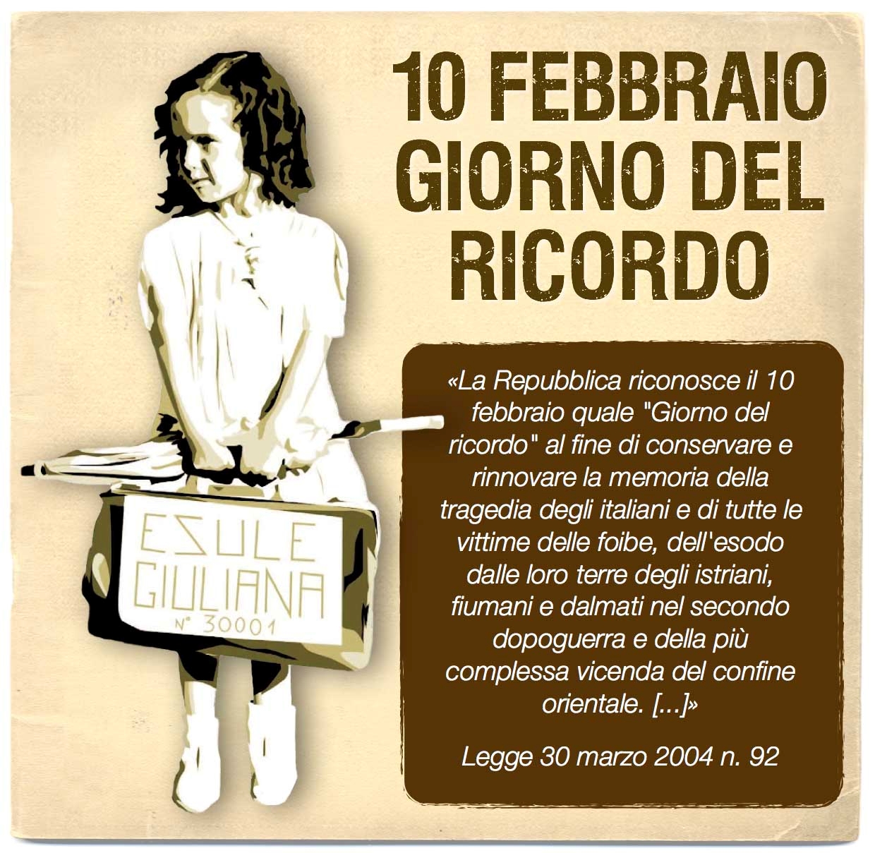 10 febbraio – Giorno del Ricordo