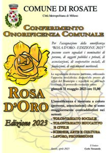 Rosa d’Oro – Edizione 2023