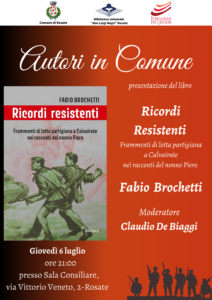 Autori in Comune “Ricordi Resistenti” di F. Brochetti