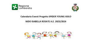 Calendario Eventi progetto “Spider Young Asilo Nido Isabella”