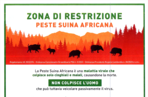 Peste suina africana (PSA) – Disposizioni