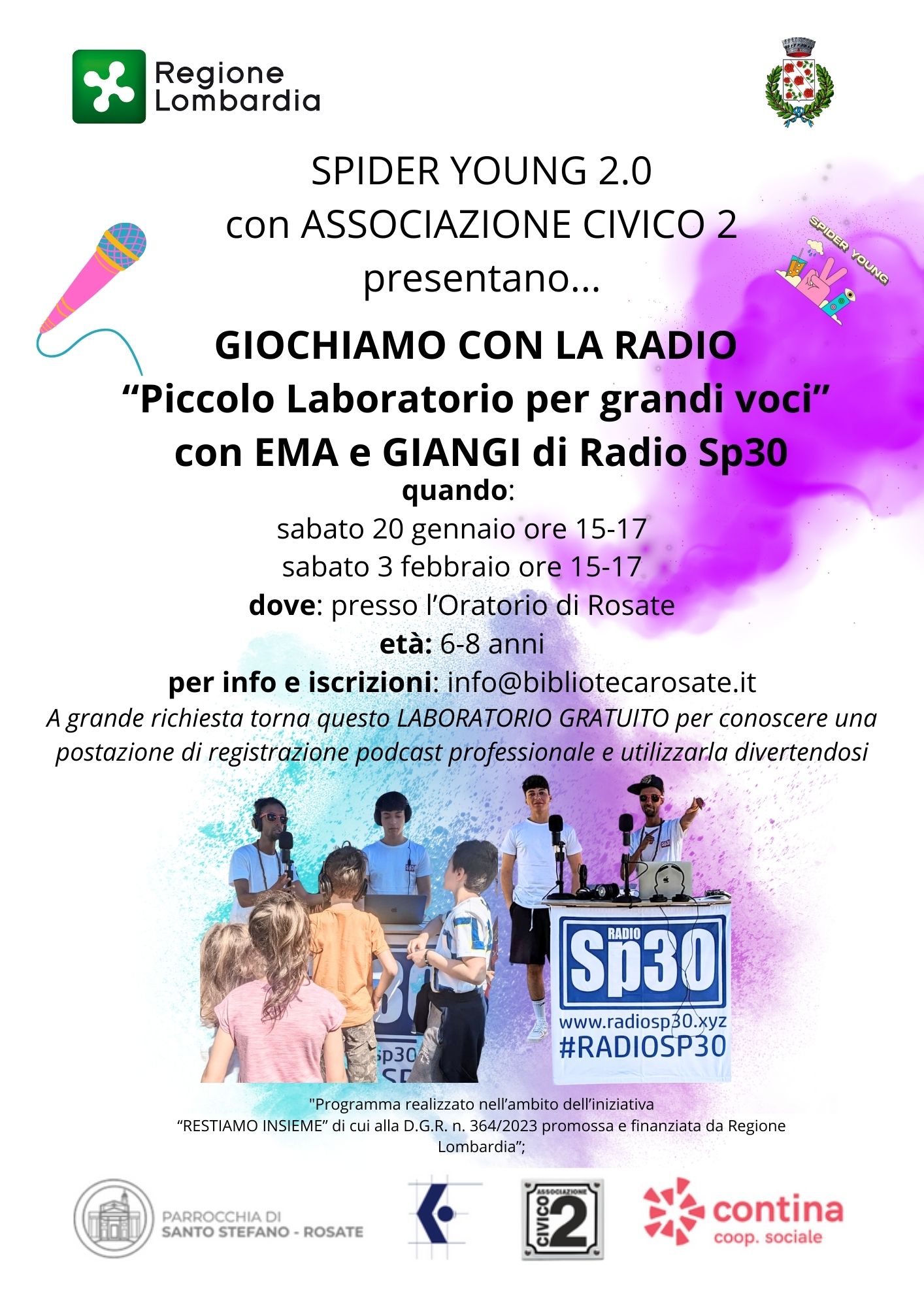 Giochiamo con la radio “Piccolo laboratorio per grandi voci “