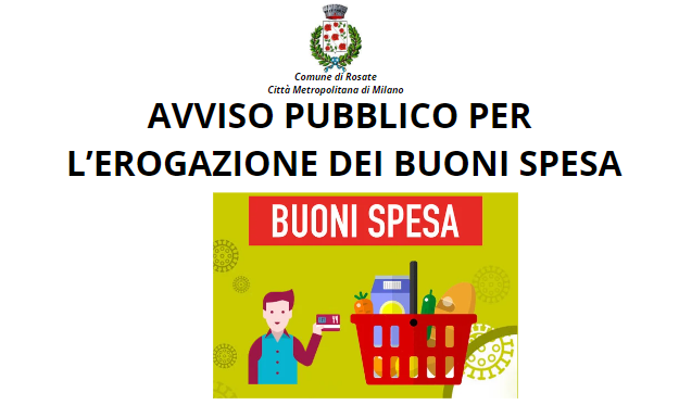 Avviso Pubblico per l’erogazione dei Buoni Spesa