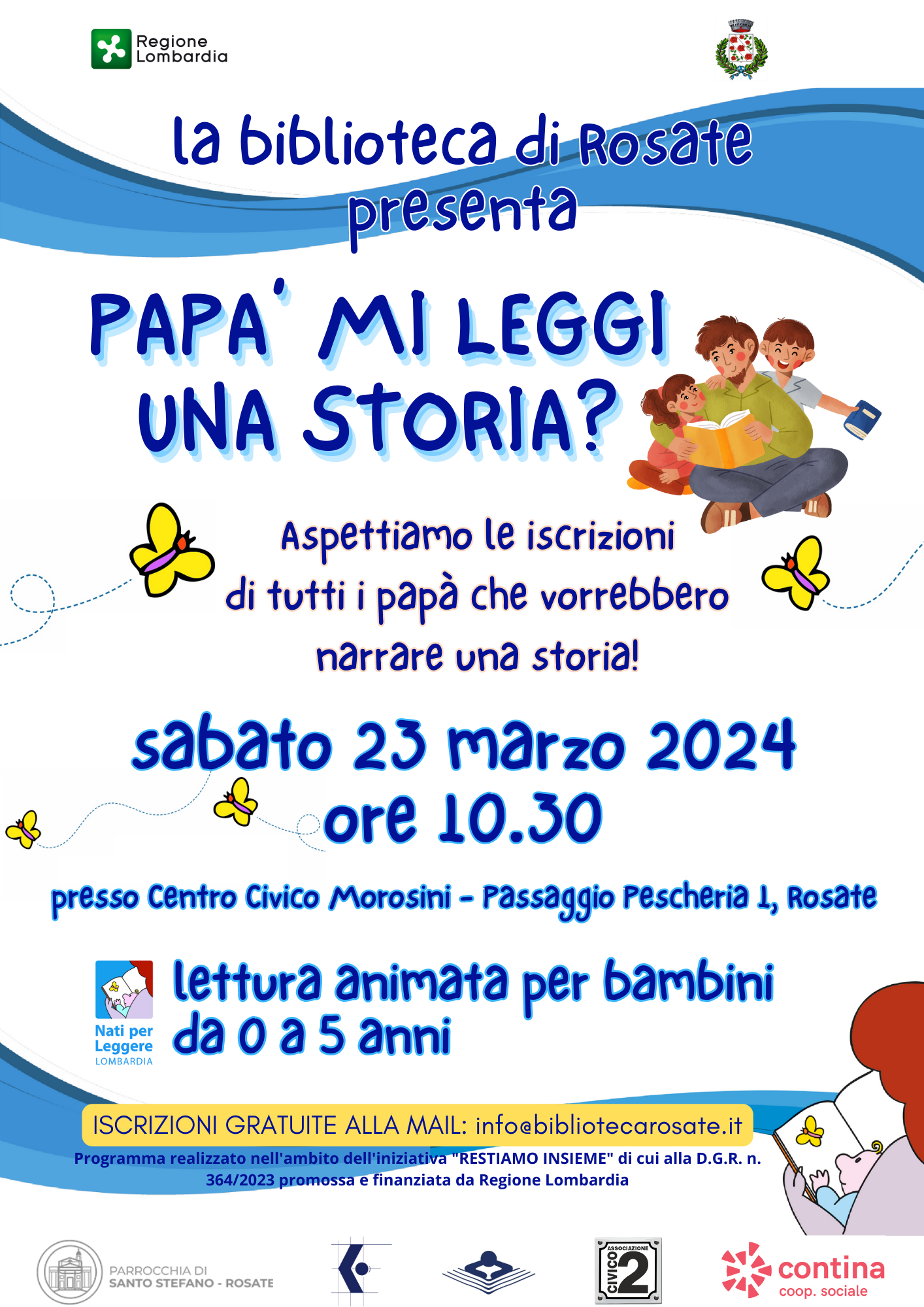 “Papà mi leggi una storia?”