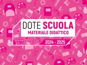 Dote scuola di regione Lombardia – componente Materiale didattico