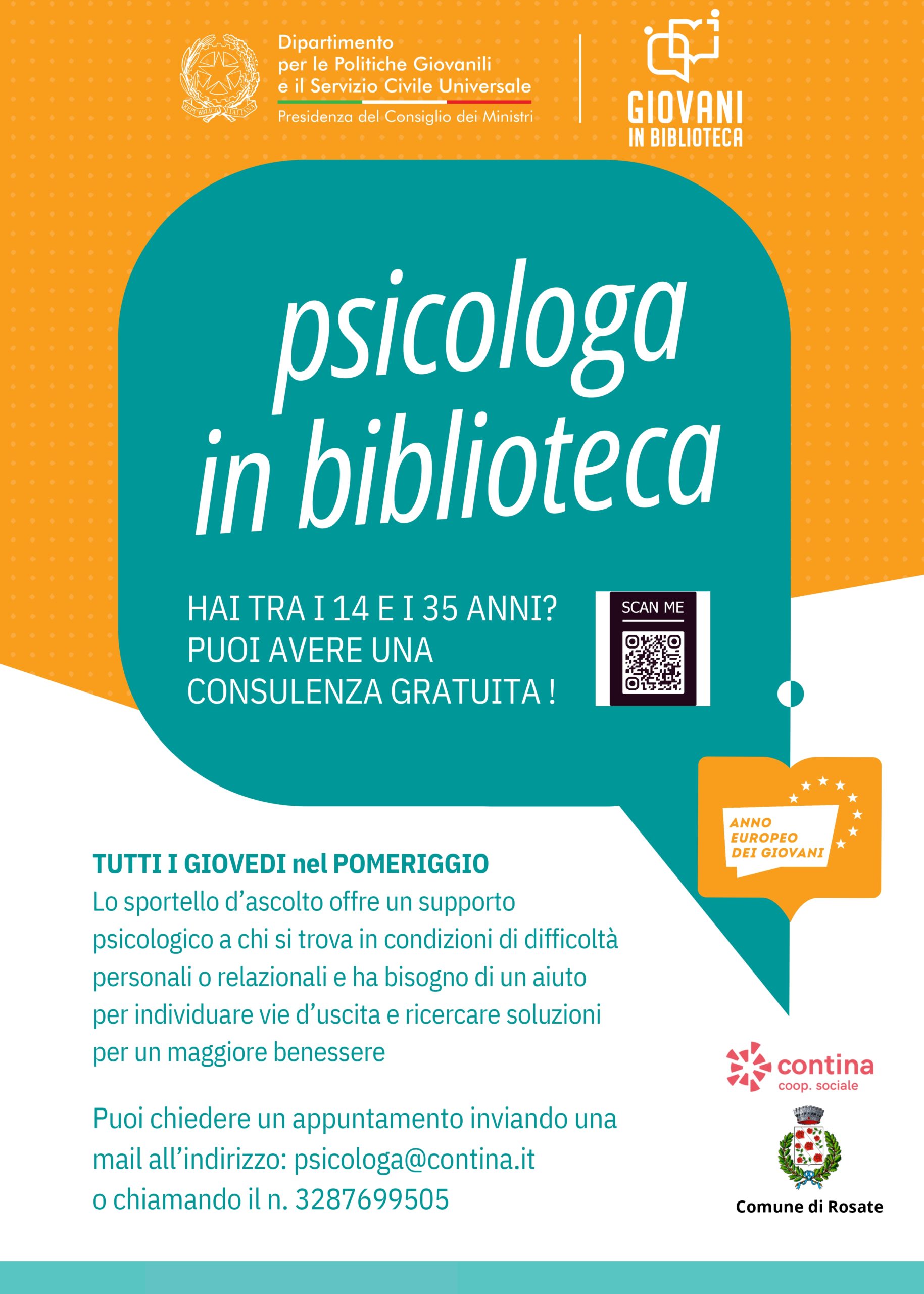 Psicologa in Biblioteca