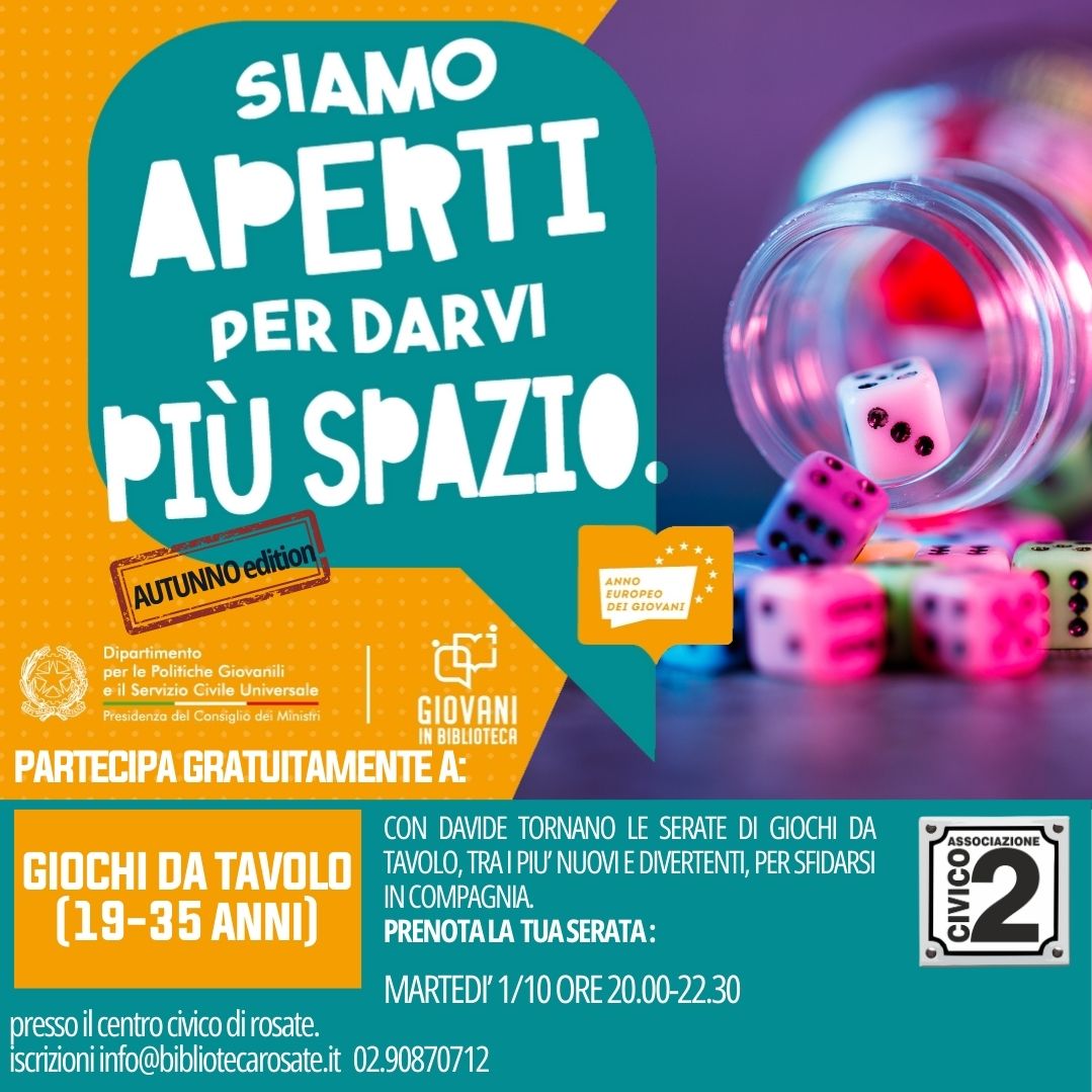 Serate di giochi da tavolo